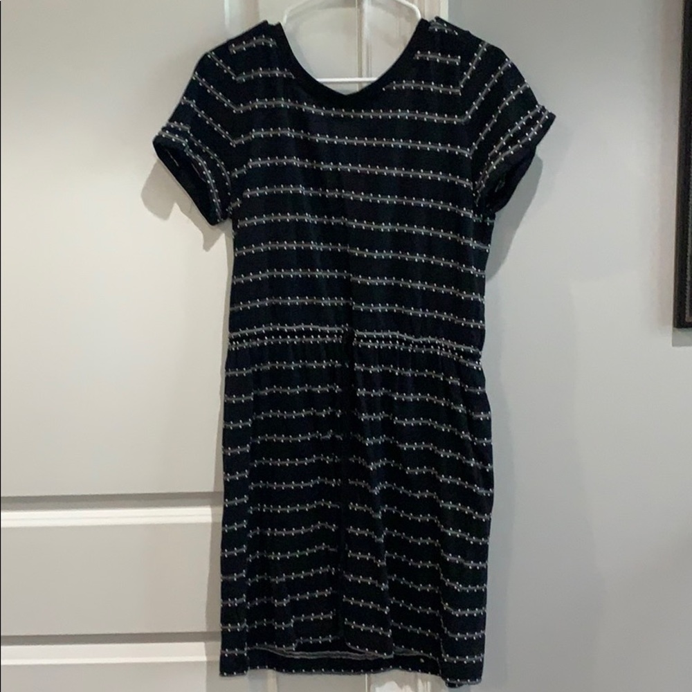 Black white dress